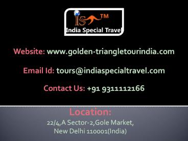 Agra Tour Packages in India