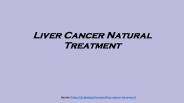 Liver Cancer Natural Treatment
