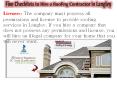 Five Checklists to Hire a Roofing Contractor in Langley PowerPoint PPT Presentation
