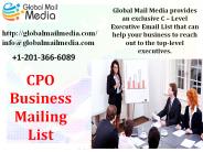 CPO Business Mailing List