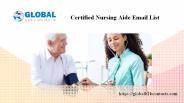 Certified Nursing Aide Email List