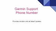 Garmin Support Phone Number