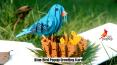 Blue Bird Popup Greeting Cards PowerPoint PPT Presentation