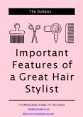 Important Features of a Great Hair Stylist PowerPoint PPT Presentation