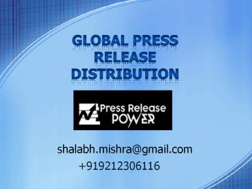 Guidelines For Writing A Press Release