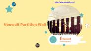 Movable Frameless Glass Partition Wall