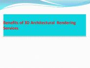 3D Architectural Rendering Services