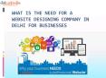 A WEBSITE DESIGNING COMPANY IN DELHI FOR BUSINESSES PowerPoint PPT Presentation