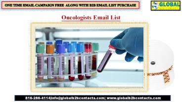 Oncologists Email List