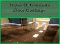 Types Of Concrete Floor Coatings PowerPoint PPT Presentation