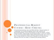 Professional Makeup Course - Euro Chroma