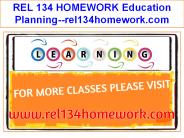 REL 134 HOMEWORK Education Planning--rel134homework.com
