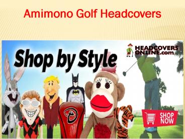 Amimono Golf Headcovers
