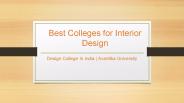 Best Colleges for Interior Design - Avantika University