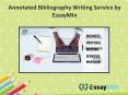 Contact EssayMin for Annotated Bibliography PowerPoint PPT Presentation