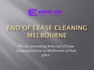 End of Lease Cleaning Melbourne