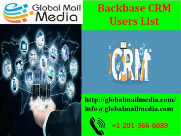 Backbase CRM Users List