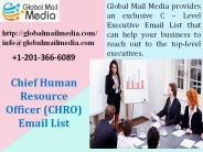 Chief Human Resource Officer (CHRO) Email List