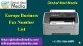 Europe Business Fax Number List PowerPoint PPT Presentation