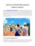How Do You Find The Best Industrial Painter In Toronto? PowerPoint PPT Presentation