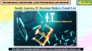 South America IT Decision Makers Email List