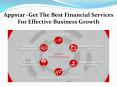 Appstar Financial-Get the Best Financial Services for Effective Business Growth PowerPoint PPT Presentation