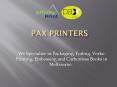 Printing Services in Melbourne PowerPoint PPT Presentation