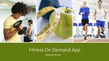 Fitness On Demand App (1)