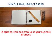 HINDI LANGUAGE CLASSES