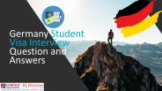 Germany student visa interview question and answers