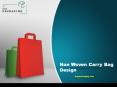 Non woven carry bag design PowerPoint PPT Presentation