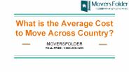 What is the Average Cost to Move Across Country?