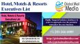 Hotel, Motels & Resorts Executives List