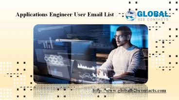 Applications Engineer User Email List