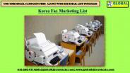 Korea Fax Marketing List