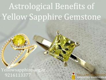 Astrological Benefits Of Yellow Sapphire Gemstone
