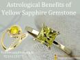 Astrological Benefits Of Yellow Sapphire Gemstone PowerPoint PPT Presentation