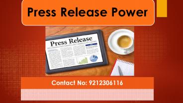 Free Press Release Distribution Service In USA