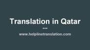 Translation in Qatar
