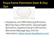 Edmonton couples massage spa