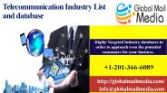 Telecommunication Industry List and database