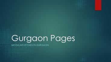 Modular Kitchen Designer Gurgaon