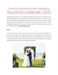 How to Choose the Best Reception Venue for Your Special Day? - WCWV PowerPoint PPT Presentation