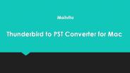 Mac Thunderbird to PST Converter