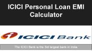 ICICI Personal Loan EMI Calculator