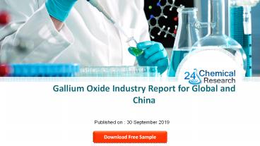 Gallium Oxide Market