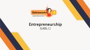 Check Out The Entrepreneurship Class 11 NCERT Solutions