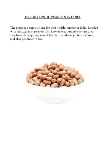 EXPORTERS OF PEANUTS IN INDIA (1)
