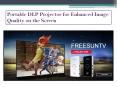 Portable DLP Projector for Enhanced Image Quality on the Screen PowerPoint PPT Presentation