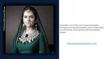 Best diamond jewellery store in Delhi